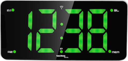 Technoline WT 486 Radiowecker in Schwarz mit AM/FM Funk und Sleep Timer - Bild 1
