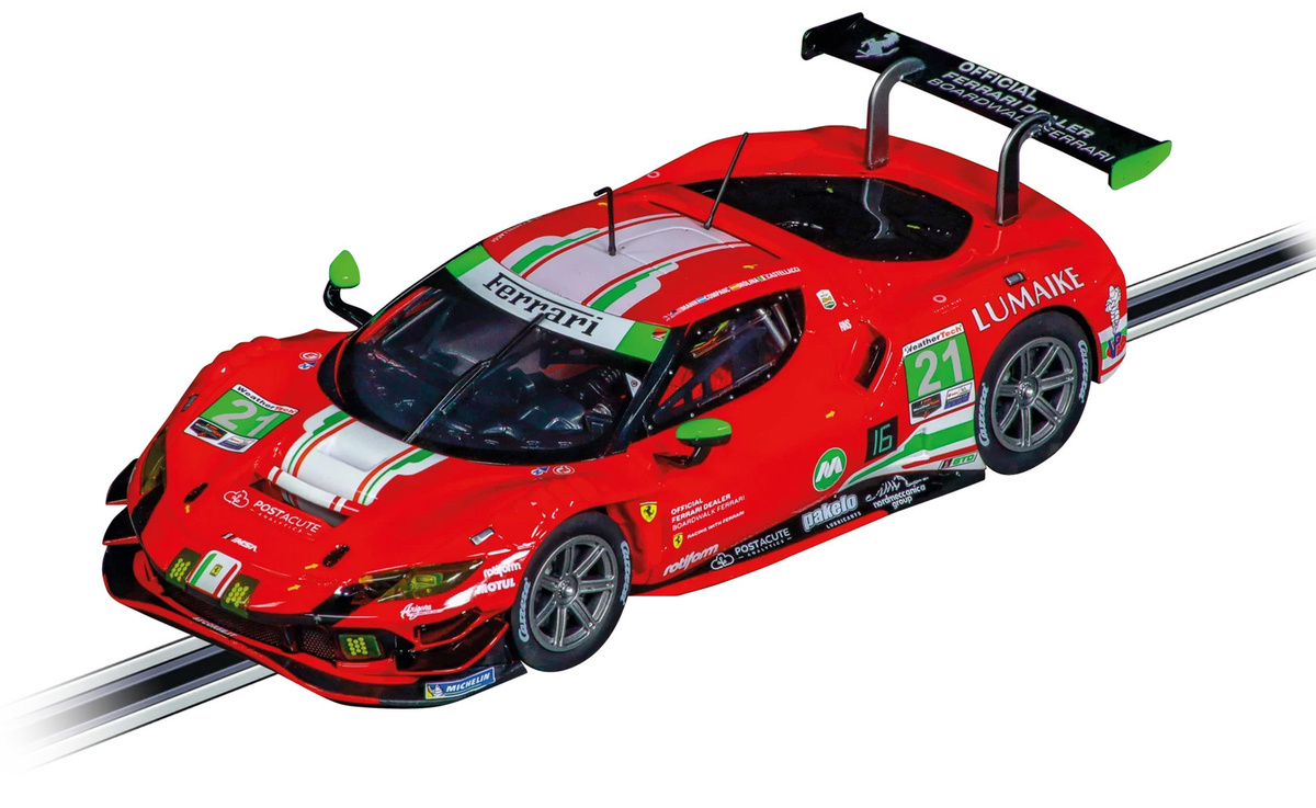Carrera Ferrari 296 GT3 "AF Corse, No.21", Fahrzeug, Metall, 1:24, ab 10 Jahren - Bild 1