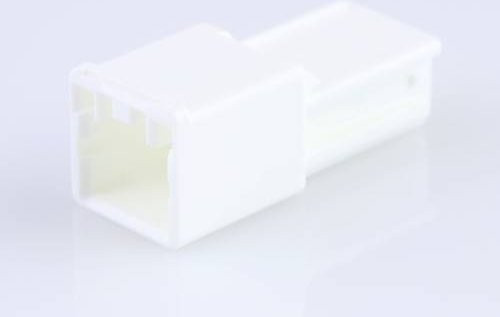 Molex Buchsengehäuse-Kabel in Weiß mit 2 Polstellen und einem Rastermaß von 3,30 mm - Bild 1