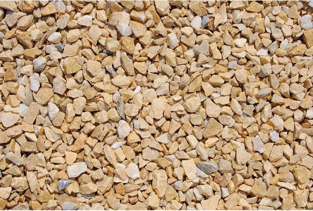 Scherf Marmorsplitt Gold-Ocker 8 - 12 mm, 25 kg - Bild 1