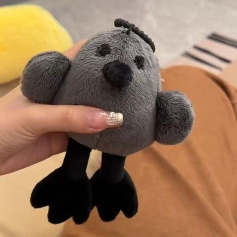 Süßer Mu Cheng Grauer Bedauern Vogel Plüschtier 13cm - Bild 3