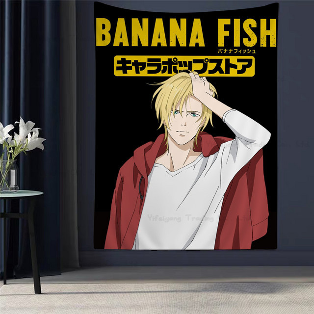 Banana Fish Anime Wandteppich Multicolor Wandbehang zur Dekoration - Bild 1
