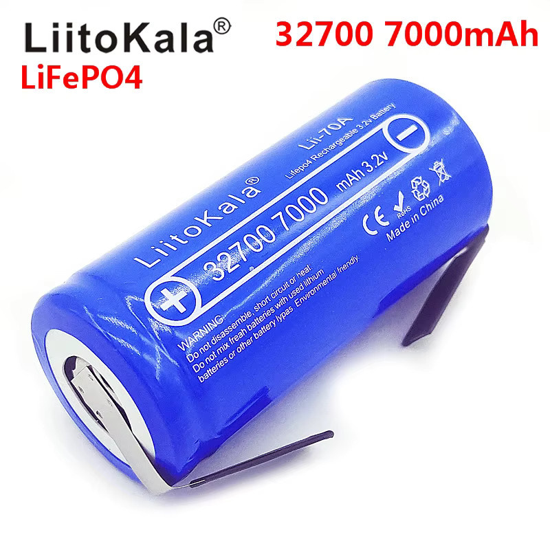 LiitoKala Lii-70A LiFePO4 Akku 32700 mit 7000 mAh und 35 A Dauerentladung in Blau - Bild 3