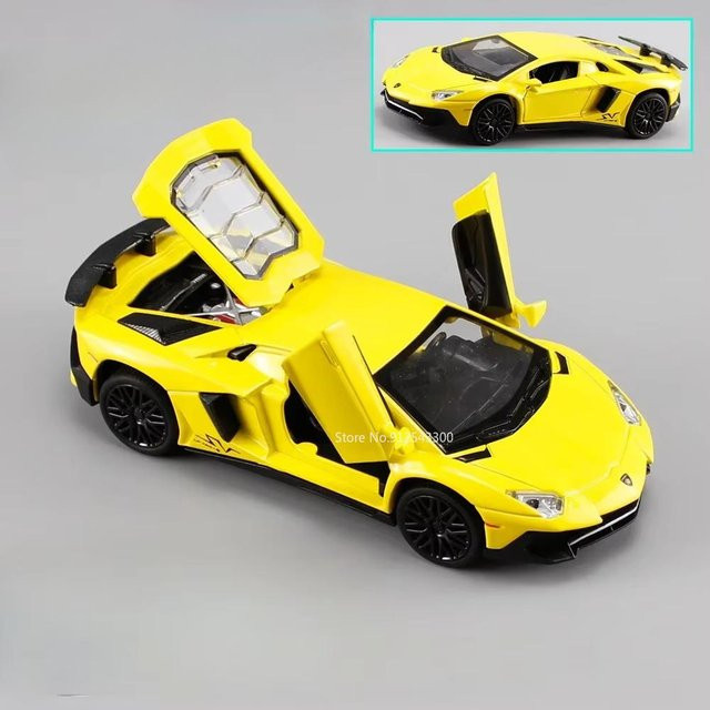 Linyi toy car Lambor V12 Lp750 Sportwagen Modell, 1:32, mit Licht und Sound, ab 14 Jahren - Bild 1