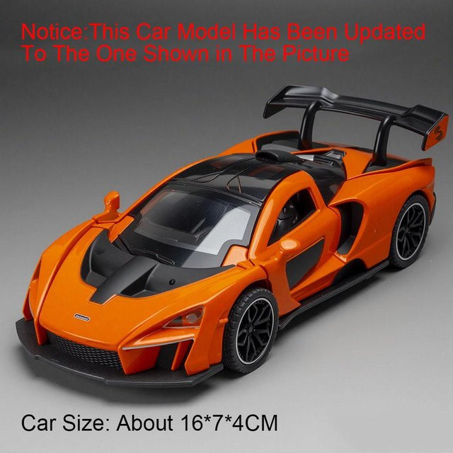 Linyi toy car 720S Senna Sportwagen, Spielzeugmodell, 1:32, mit Licht und Sound, ab 14 Jahren - Bild 1