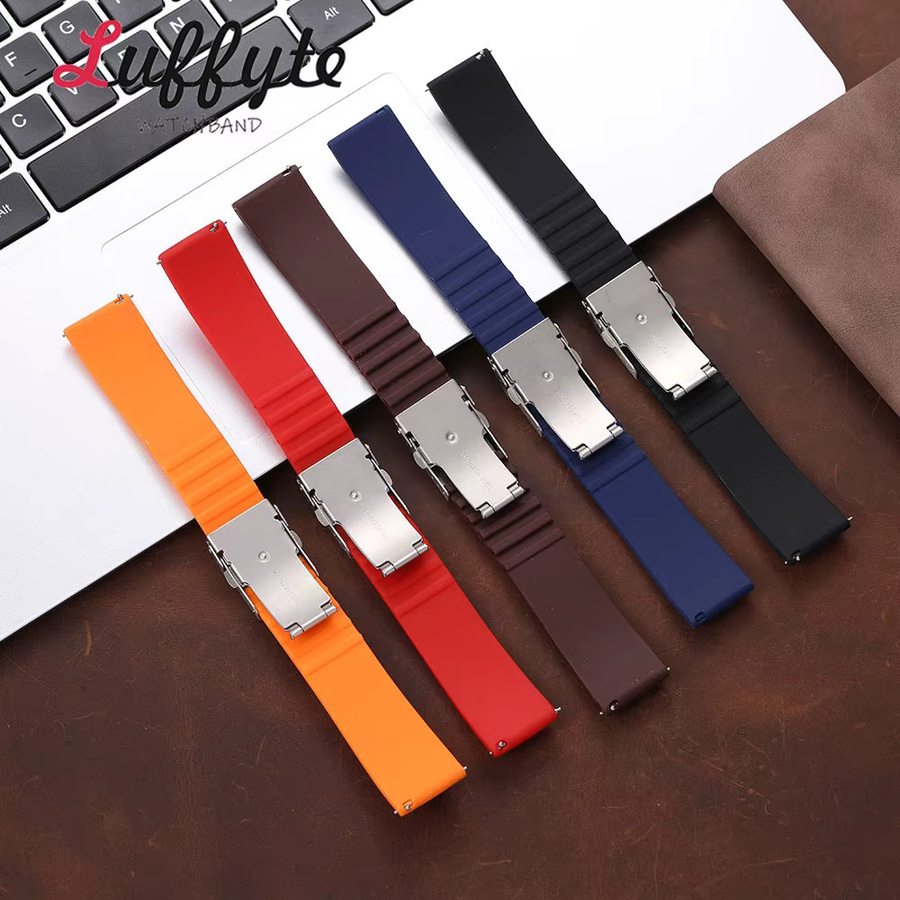 luffyte Uhrenarmband Silikon, Reifenprofil, Herren - Bild 2