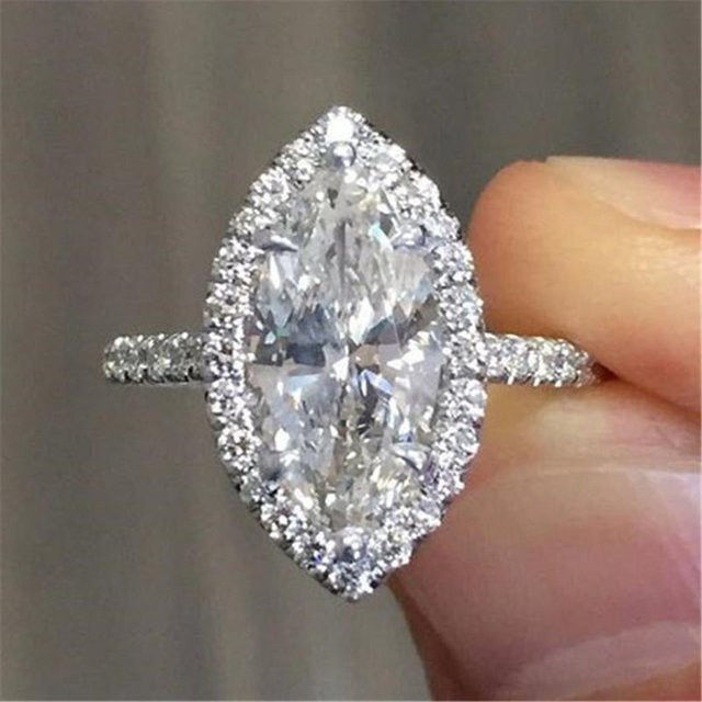 YIRAN Jewelry Damenring, Kupfer, Silber, Zirkonia - Bild 1