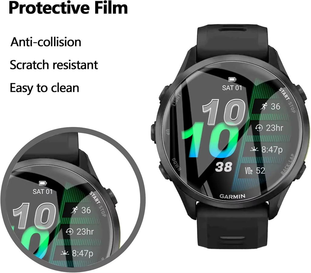 Garmin Displayschutzfolie aus Glas, transparent, Unisex - Bild 4