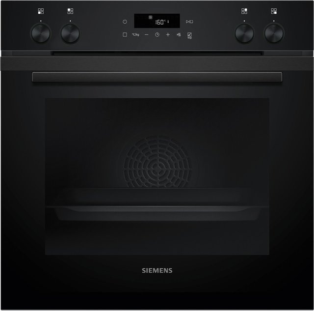 Siemens iQ300 Einbau Elektro-Herd HE271ABB3 in Schwarz/Edelstahl mit Pyrolyse und Heißluft, Breite: 59,4 cm - Bild 1