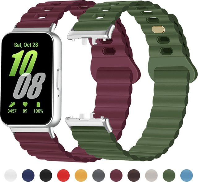 CHIICSMART Uhrenarmband Silikon, Samsung Galaxy Watch Fit 3, Galaxy Fit 3, Unisex - Bild 1