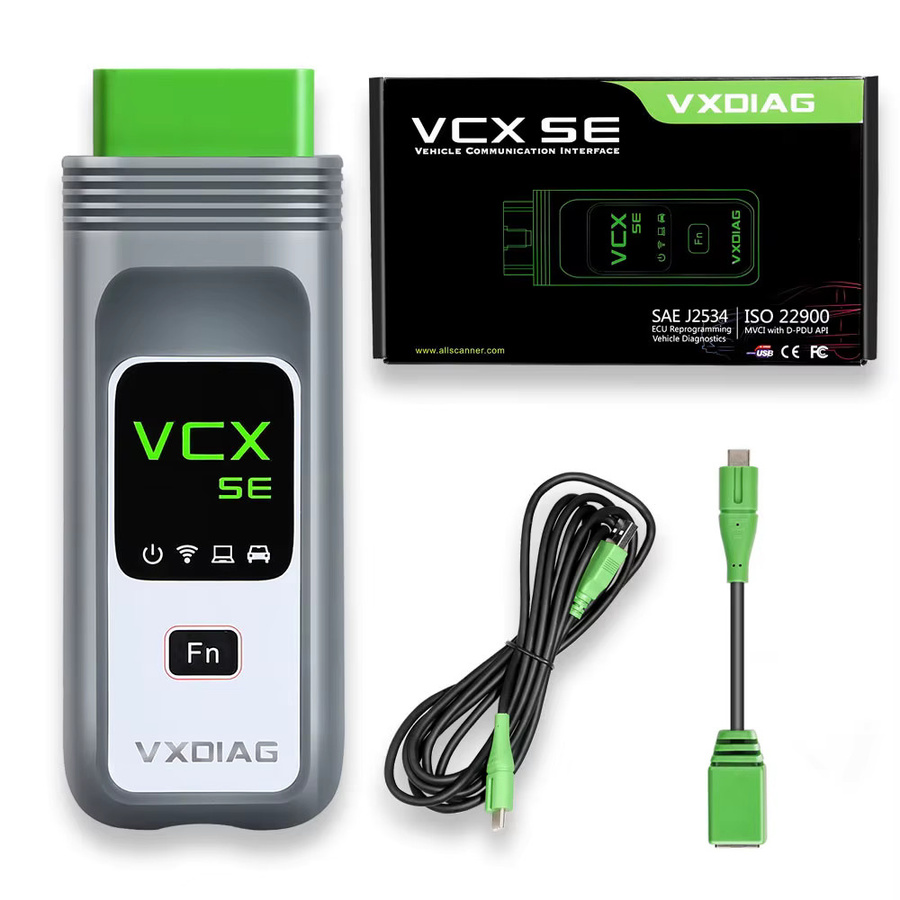 VXDIAG VCX SE Pro 3 in 1 Diagnosegerät in Grau mit kostenloser Auto-Software für GM, Ford, Mazda, VW, Audi, Honda, Volvo, Toyota, JLR und Subaru - Bild 4
