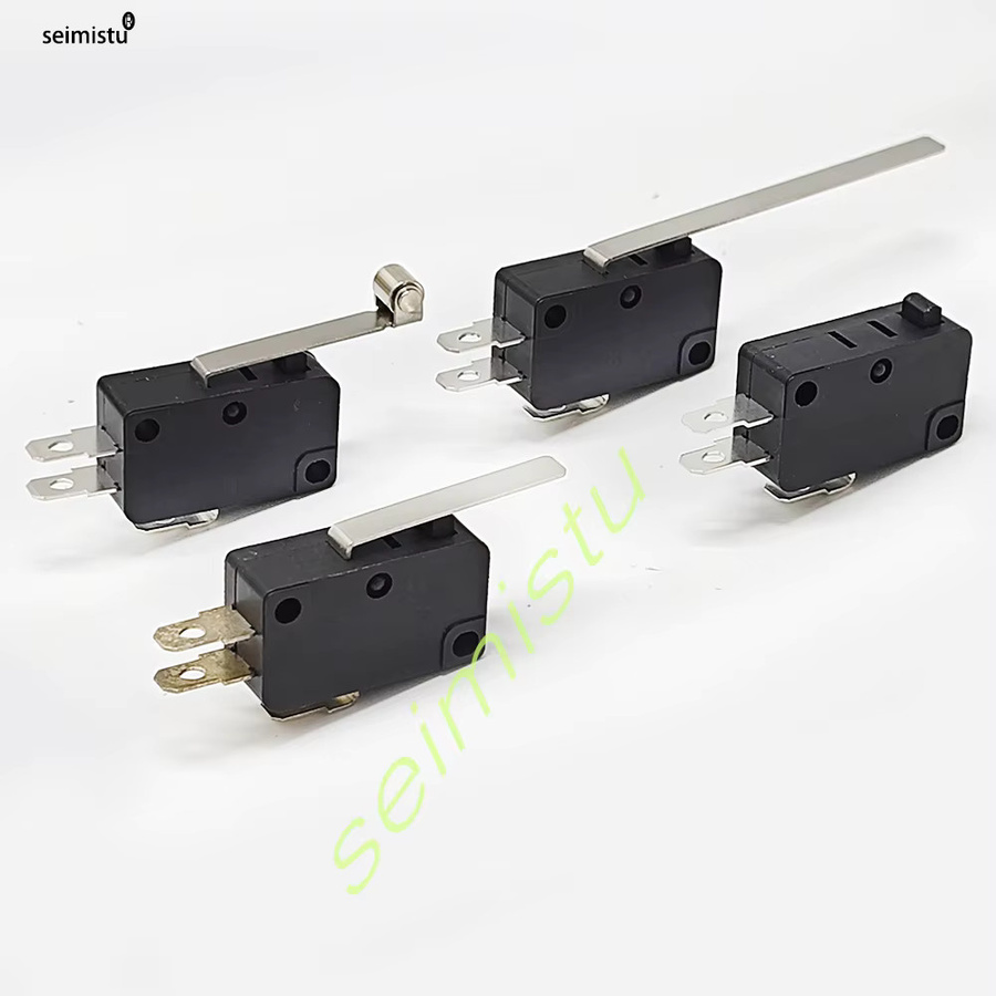 10 Stück ZIPPY Mikroschalter 3-Pin 4,8mm in Schwarz für Arcade-Drucktasten und LED-Schalter - Bild 2