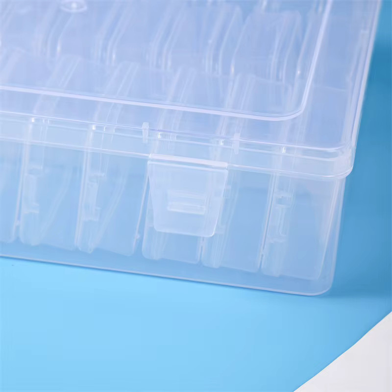 Aufbewahrungsbox Kunststoff, transparent, 14/30 Fächer, Unisex - Bild 5