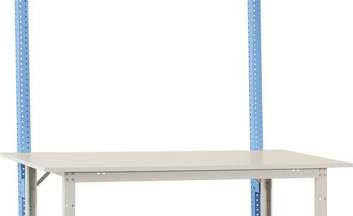 Manuflex AS1663.5012 Aufbausäulen für PACKPOOL Spezial Packtische in Lichtblau RAL 5012, Nutzhöhe: 60 cm - Bild 1