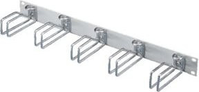 Rittal Rangierpanel 1HE mit 5 Metallbügeln in Grau und Silber (7257.035) - Bild 1