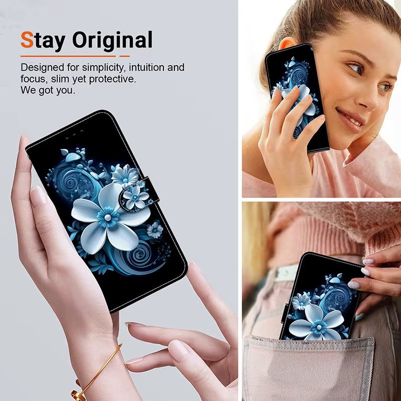 Leder Handyhülle Wallet mit Lanyard für Samsung Galaxy S21 S22 S23 S24 S25 S26 Ultra Plus FE Edge Pro - Bild 2