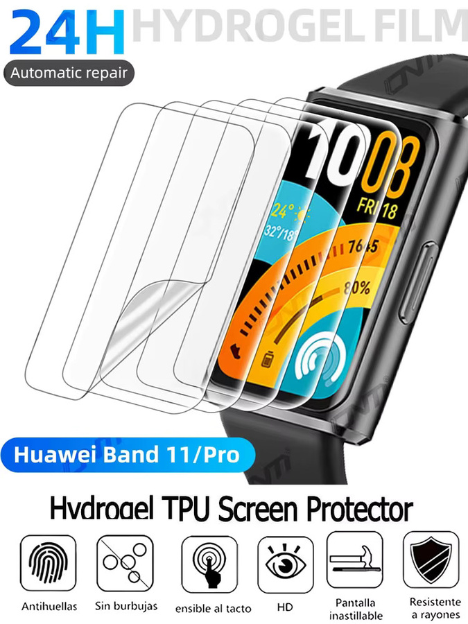 Displayschutzfolie Huawei Band 11/11Pro, transparent, TPU-Hydrogelfolie - Bild 6