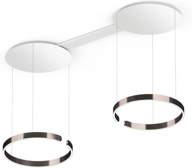 Occhio Mito sospeso due LED-Pendelleuchte in Weiß matt mit Phantom-Ausführung, höhenverstellbar von 50 bis 200 cm, dimmbar und mit einstellbarer Farbtemperatur (2700K - 4000K) - Bild 1