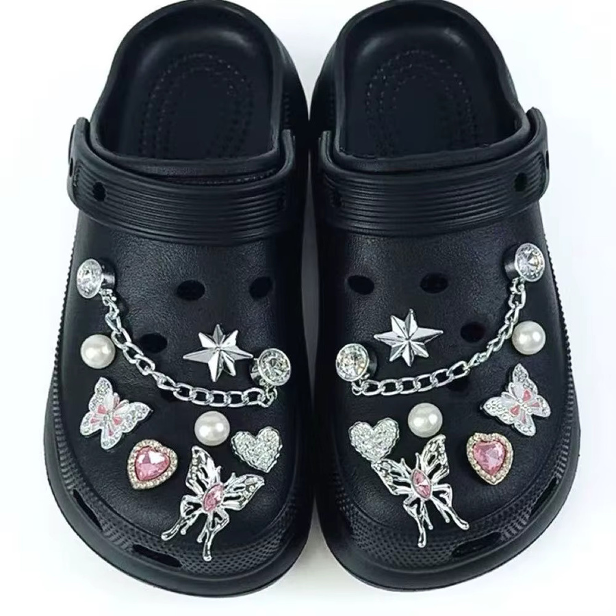 FHLDING Schuh-Charm-Set, silber, Diamant, 16-teilig - Bild 3
