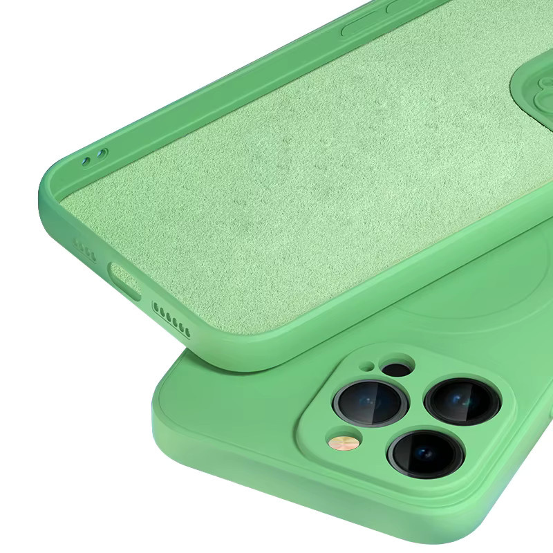 Stoßfeste Silikon-Handyhülle für Xiaomi 14 13 12 Pro und weitere Modelle in Grau und Grün - Bild 2