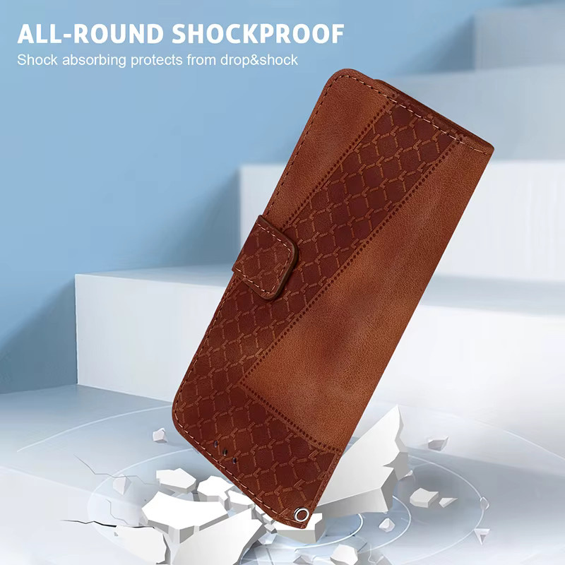 Leder Schutzhülle Stand Flip Wallet Case für Motorola Moto Edge Serie in Schwarz und Grün - Bild 3
