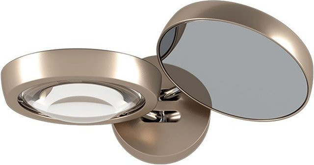 Lodes Nautilus LED-Wandleuchte in Champagner mit warmweißem Licht (2700K) - Bild 1