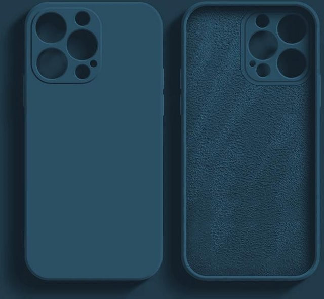 Stoßfeste Silikon Schutzhülle für Apple iPhone 11 bis 15 Pro Max in Schwarz - Bild 1