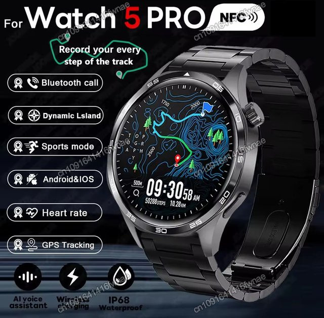 Ola Esporte Smartwatch, Herren, Schwarz, GPS, NFC, Bluetooth - Bild 1