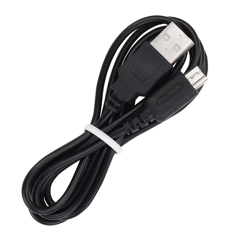 10er Set USB-Ladekabel für Nintendo DS Lite, DSL und NDSL in Schwarz, Länge: 1,2 m - Bild 4