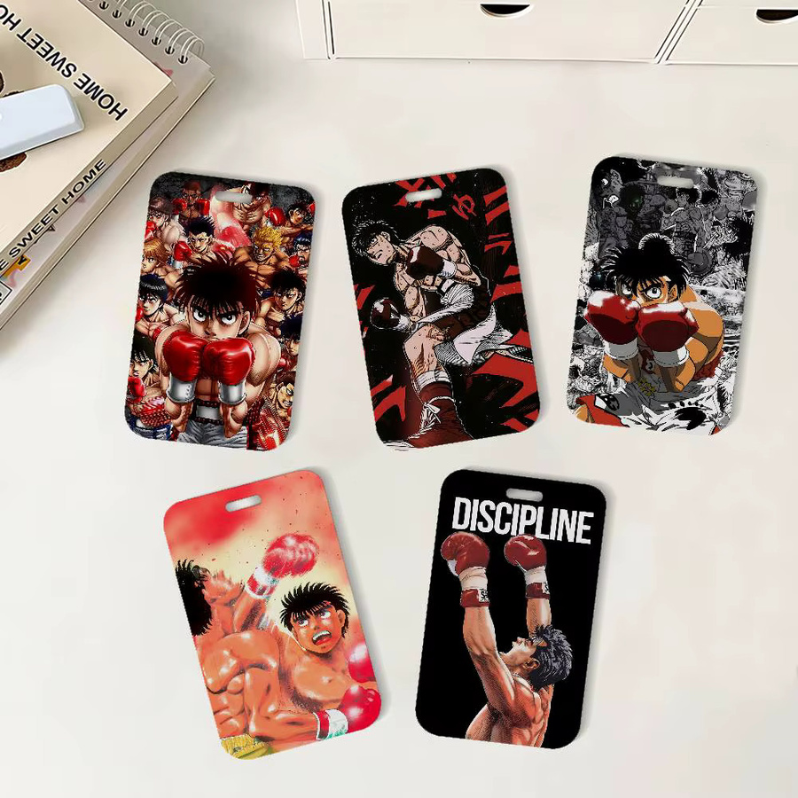 Anime Hajime No Ippo Ausweishalter mit Umhängeband für Schule und Büro in Multicolour - Bild 2