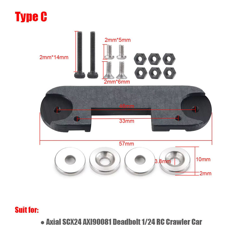 AXSPEED Magnet Karosserie-Säulenpfostenhalterung für Axial SCX24 1/24 RC Crawler Car - Bild 4