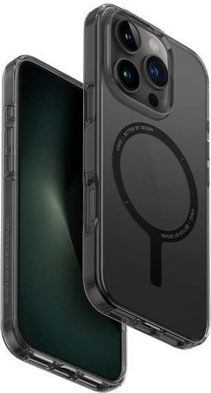 UNIQ Magclick Schutzhülle für iPhone 16 Pro in Rauchgrau Transparent - Bild 1