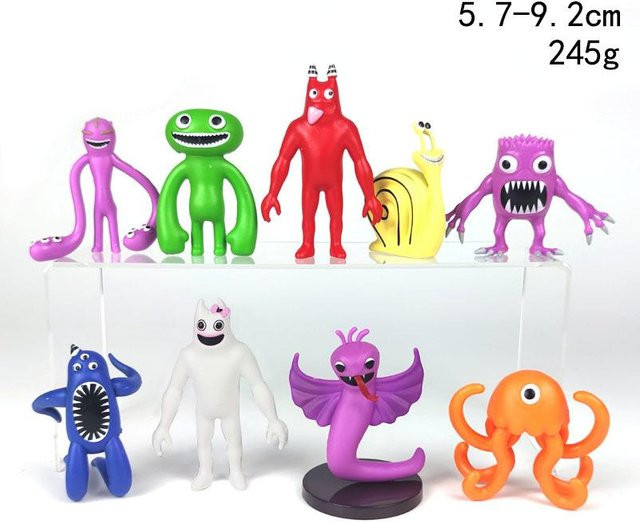Fashnics Garten von Banban Jumbo Josh Monster Puppe, 8-teiliges Set, Grün - Bild 1