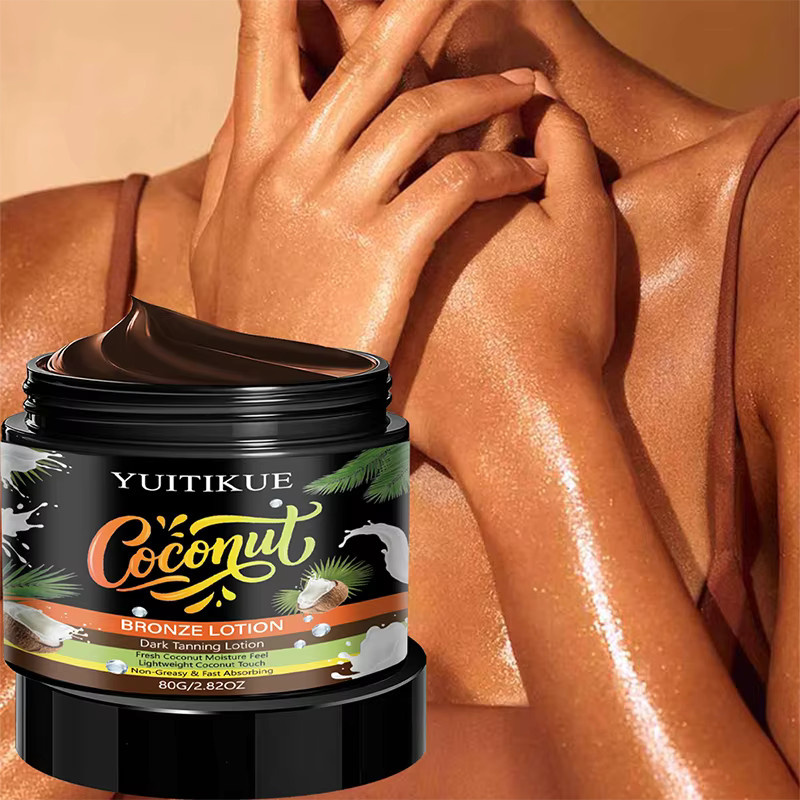 YUITIKUE Kokosnuss Bronze-Bräunungslotion, 80g, Unisex - Bild 2