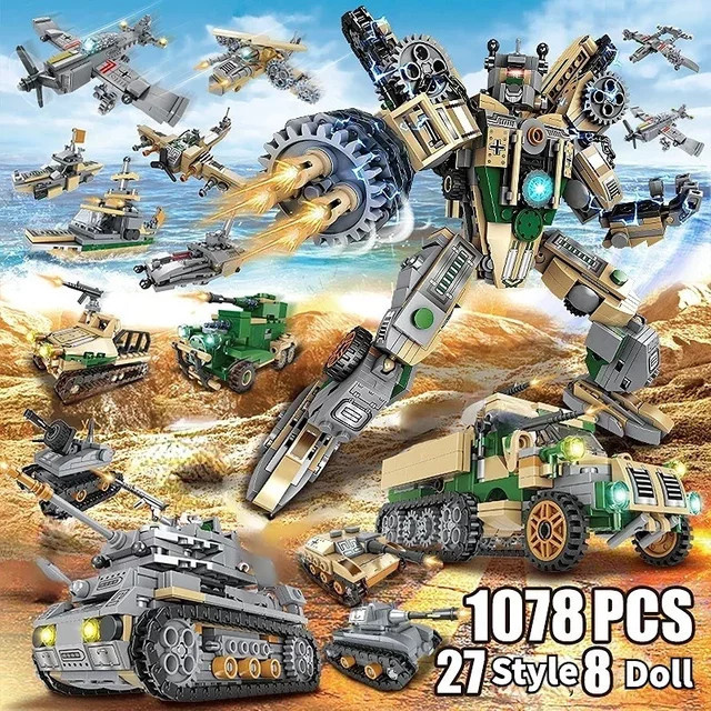 CTMA Militärische Kriegsschiff Bausteine, Modell Spielzeug, Fahrzeuge - Bild 1