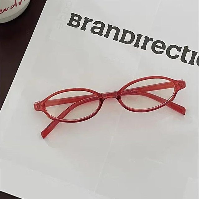YiRan Shoe Industry Lesebrille Damen, oval, Acetat, Vollrand, grau - Bild 1