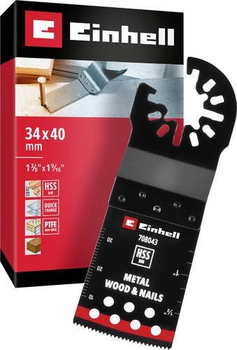 Einhell Bimetall Tauchsägeblatt für Metall, Holz und Kunststoff, Farbe Schwarz - Bild 2