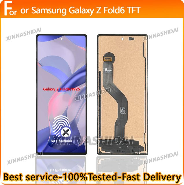Samsung Galaxy Z Fold 6 Ersatz LCD-Bildschirm mit Touch-Digitizer-Baugruppe in Schwarz - Bild 1