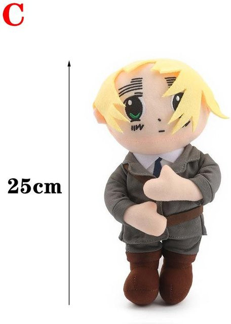 Yiran toy Hetalia Achsen Anime Kräfte Charakter, Plüschtier, 25cm, ab 14 Jahren - Bild 1