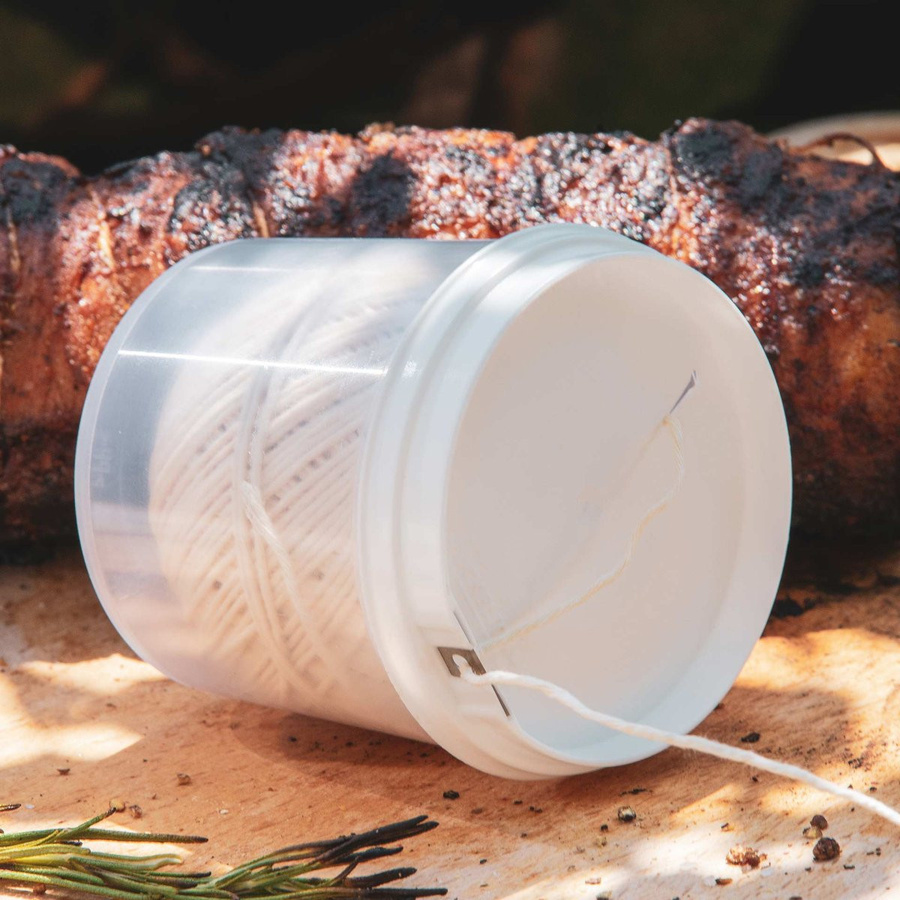 Fackelmann Grill- und Bratenschnur aus Baumwolle, weiß, 100 m - Bild 2