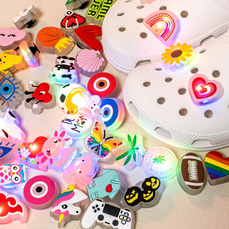 Schuh Charms LED, Leuchtende Cartoon Tier, Unisex - Bild 1