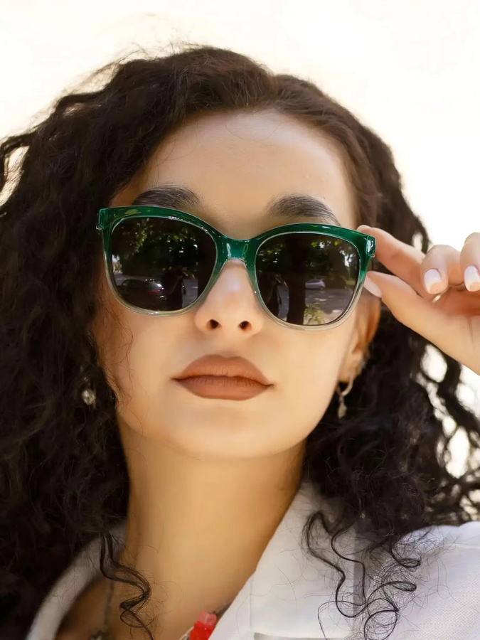 BLUEMOKY Sonnenbrille Cat-Eye, Vollrand, Kunststoff, Damen, polarisiert - Bild 4