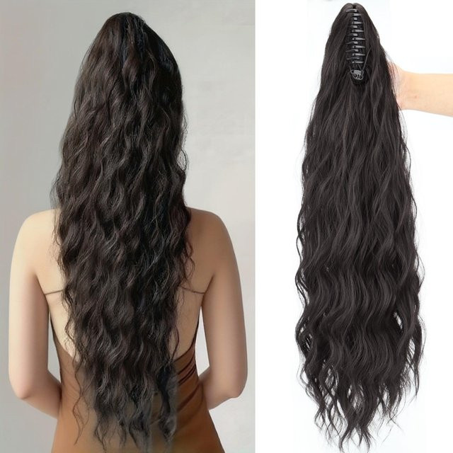 LISI HAARE Haarverlängerung Pferdeschwanz, Schwarz Blond, 26inches, Damen - Bild 1