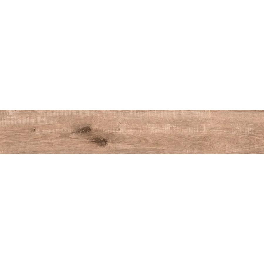 Bodenfliese Feinsteinzeug United Tile und Mosaic Massa Oak in Braun mit Holzoptik, Glasiert und Matt, B: 20 cm, L: 120 cm - Bild 2
