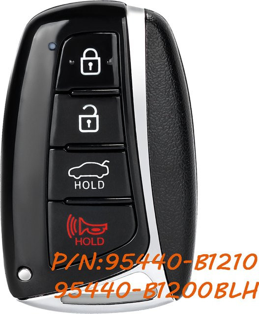 KEYECU Remote Key Fob für Hyundai Genesis 2015 2016, 433 MHz, ID47 Chip, Schwarz - Bild 1