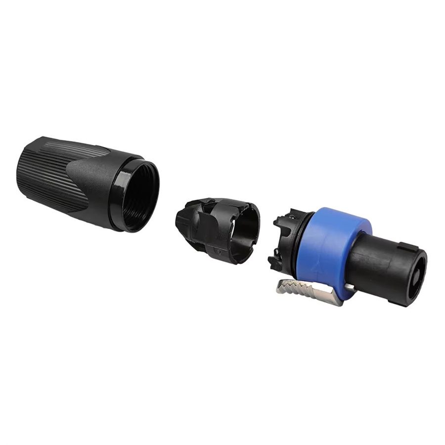 ALLOYSEED 10er Set 4-polige NL4FC Speakon Lautsprecherstecker mit Twist Lock Adapter für Audiokabel - Bild 5