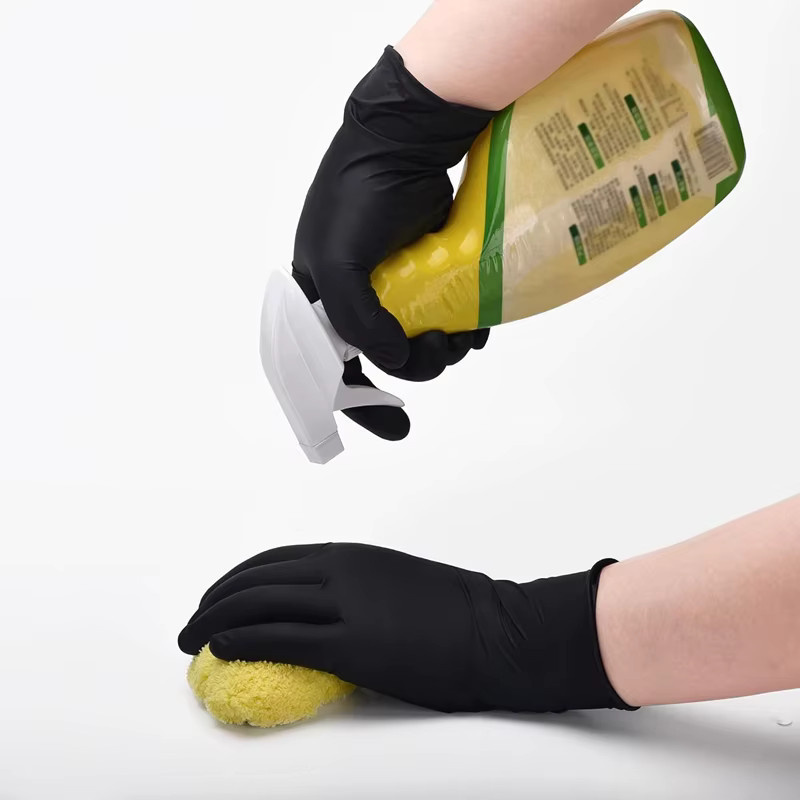 Nitril-Einweghandschuhe in Schwarz, Größe S, latexpuderfrei, 20 Stück - Bild 6