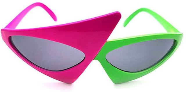 Sonnenbrille Vollrand, square, pink, multicolor, Unisex, Metall - Bild 1