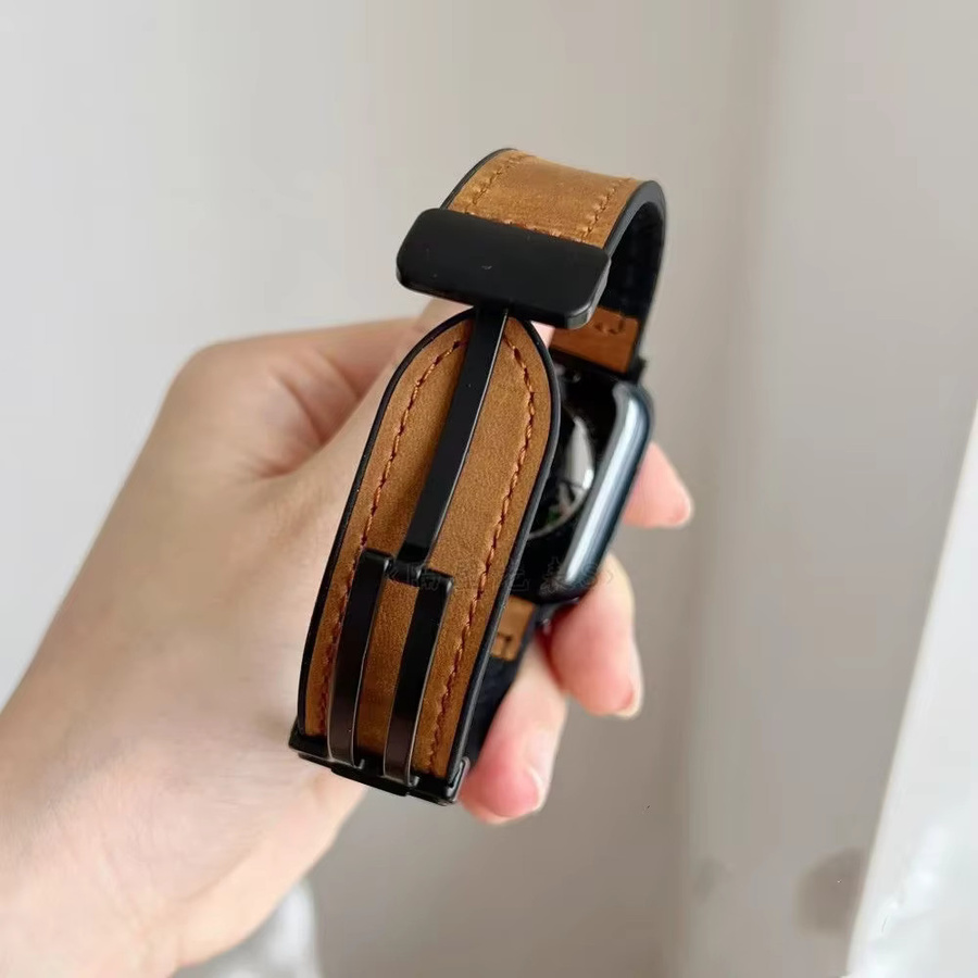 Xiaomi Uhrenarmband Silikon und Leder, magnetische Schnalle - Bild 4
