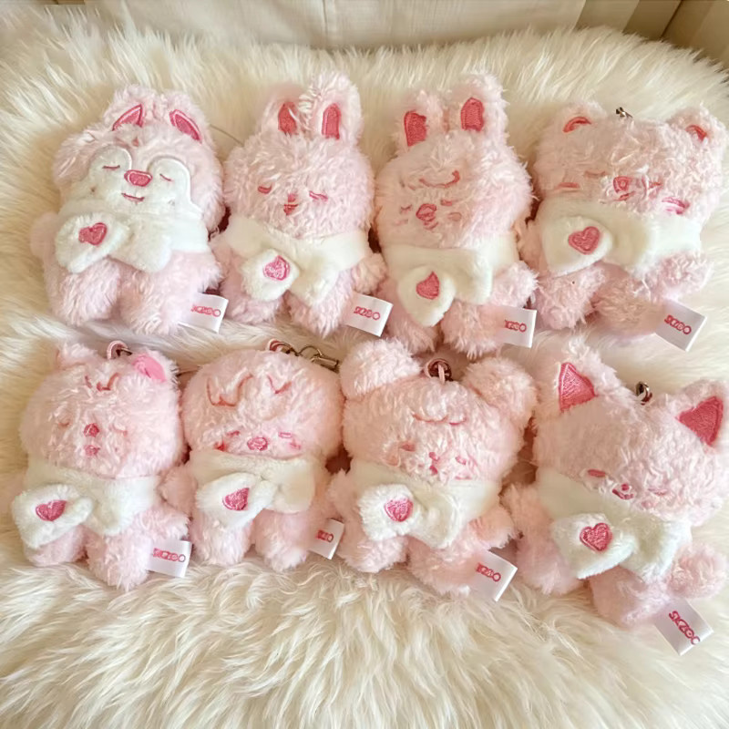 SKZOO Mini Dekorative Tierfiguren Rosa Serie, Kleine Begleiterpuppen für DIY-Projekte, Höhe: 5 cm - Bild 2